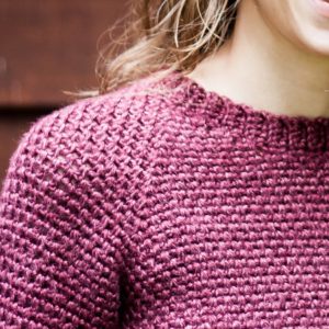 BTB Raglan Pullover Free Crochet Pattern | KT and the Squid