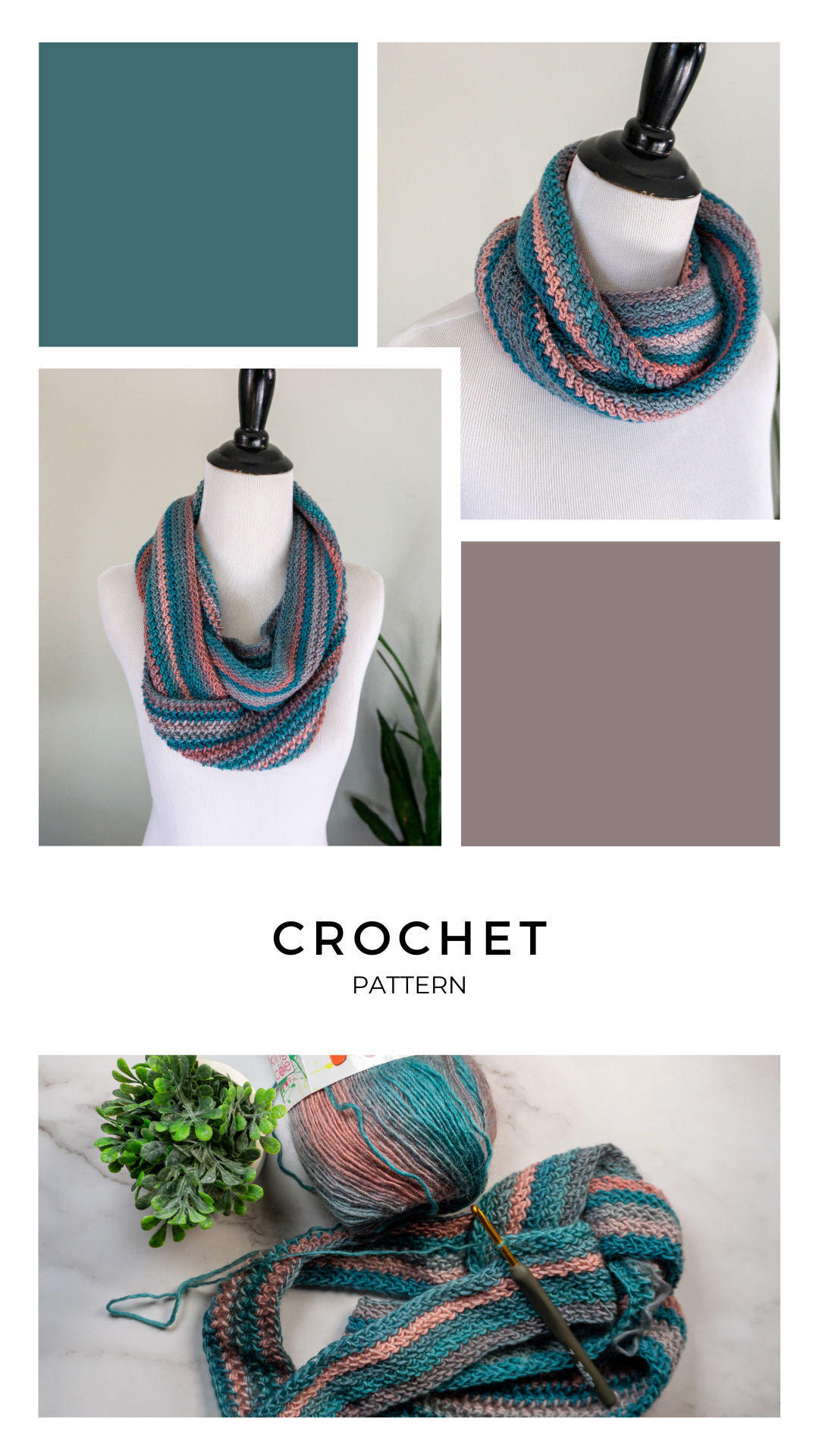 Free Crochet Infinity Scarf Pattern
